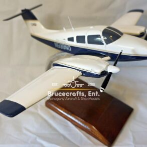 Model of Piper PA-44 Seminole with detailed craftsmanship.